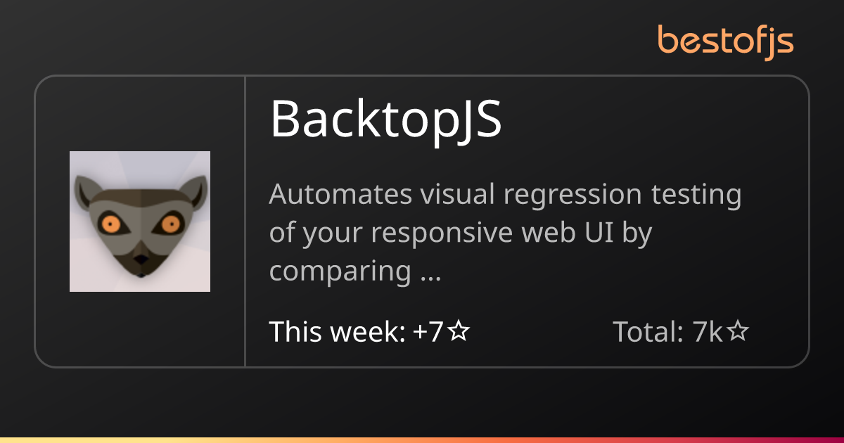 Best of JS • BacktopJS