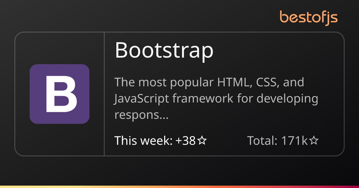 Best Of JS • Bootstrap