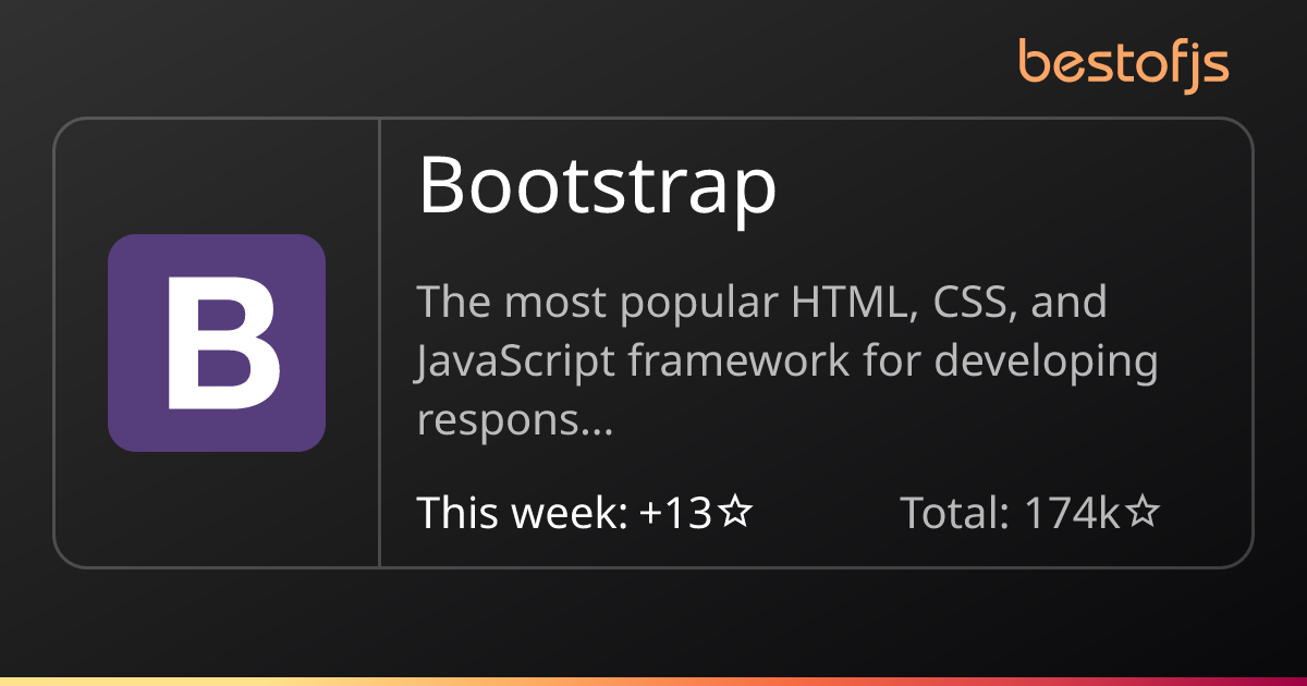 Best of JS • Bootstrap