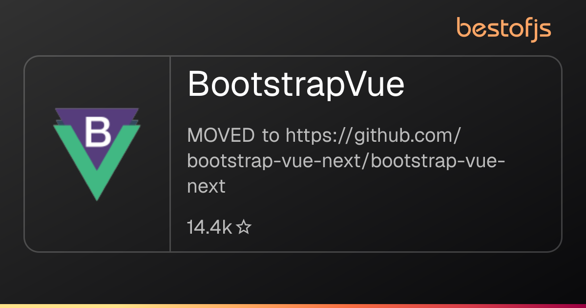 Best of JS • BootstrapVue