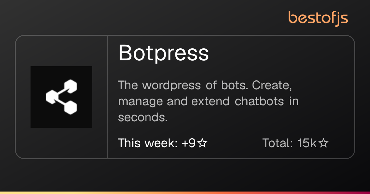 Best of JS • Botpress