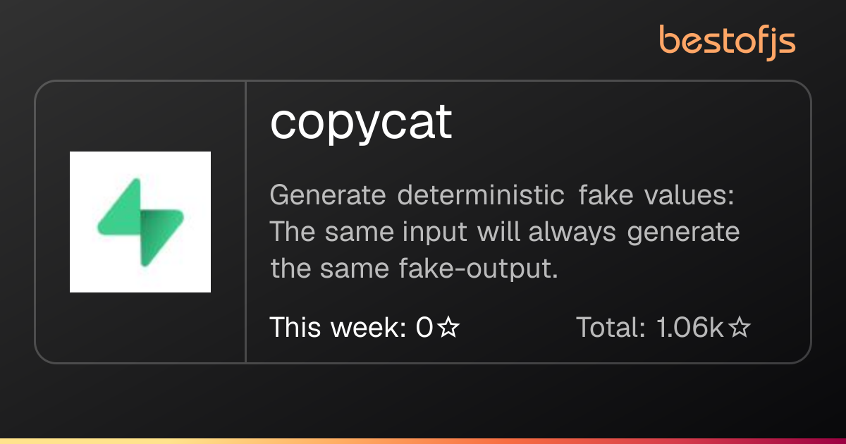 Best of JS • copycat