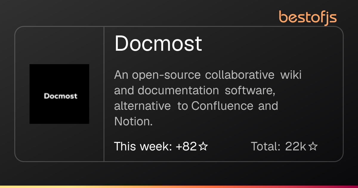 Best of JS • Docmost