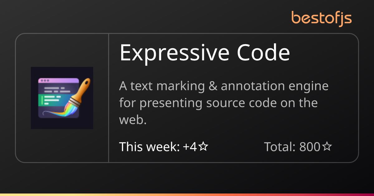 Best of JS • Expressive Code