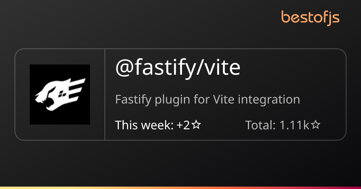 Best of JS • @fastify/vite