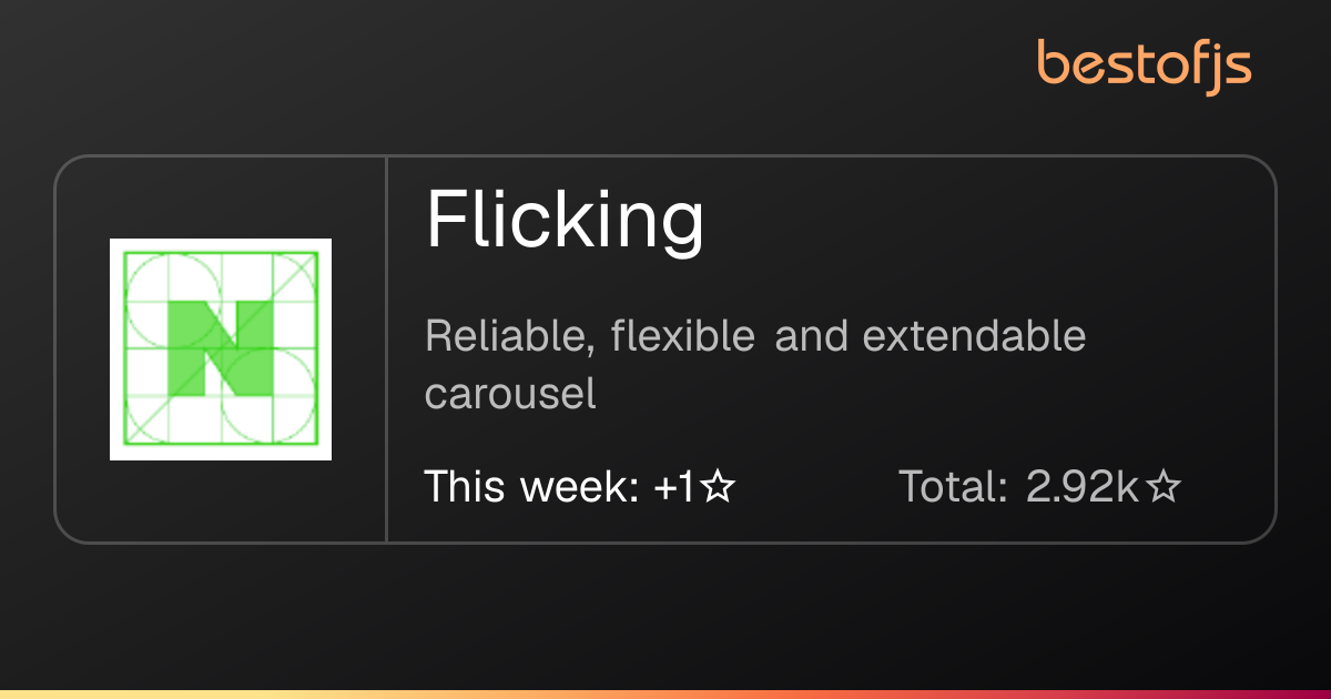 Best of JS • Flicking