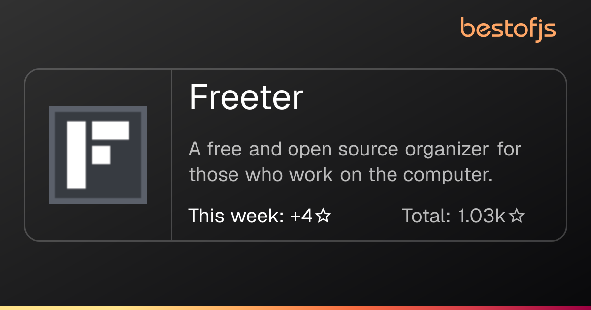 Best of JS • Freeter