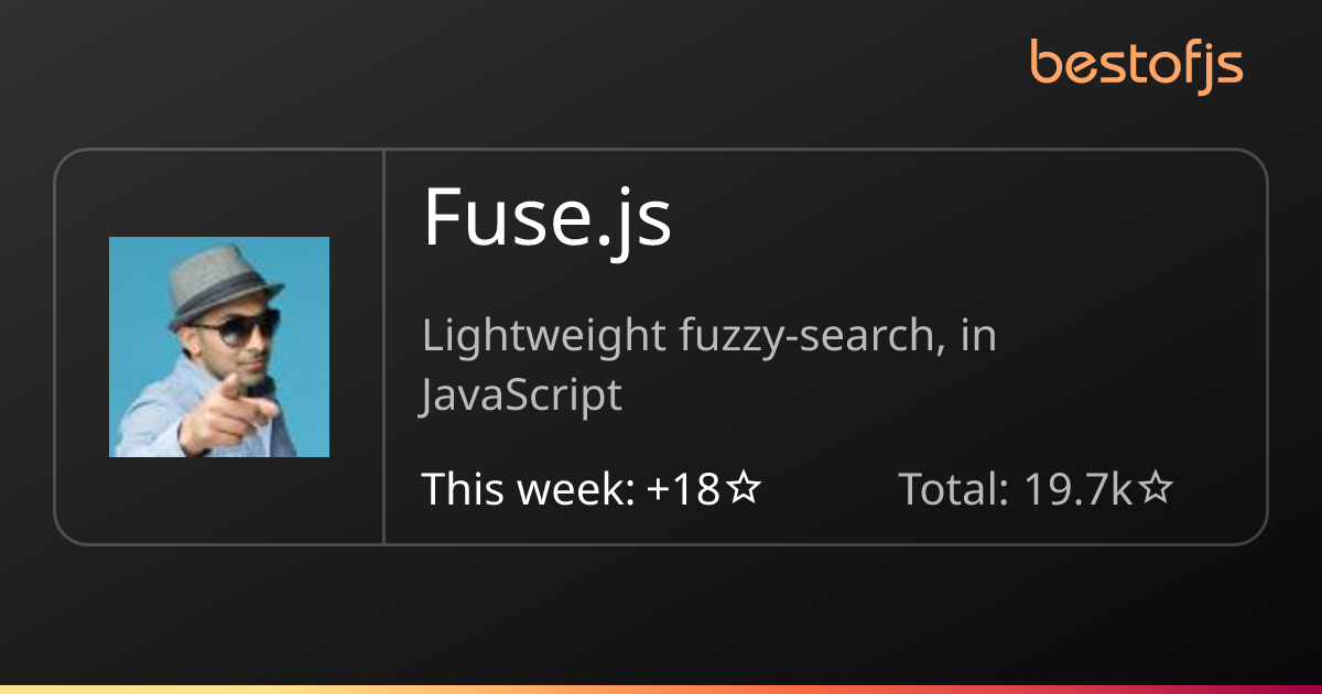 Best of JS • Fuse.js