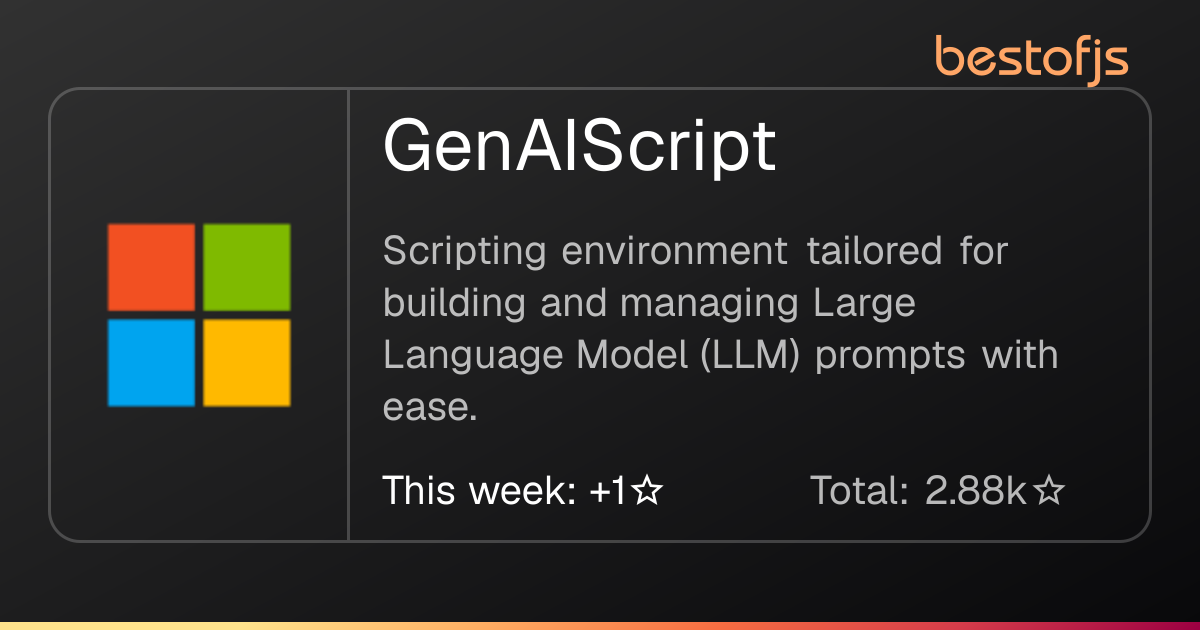 Best of JS • GenAIScript