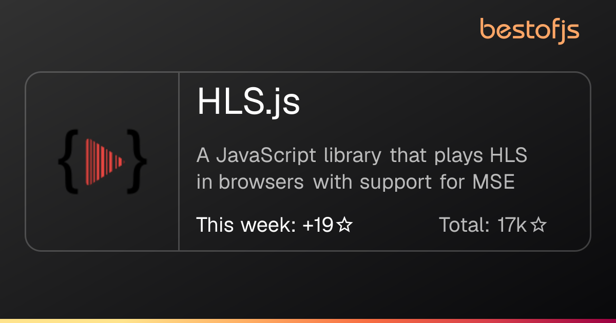 Best of JS • HLS.js