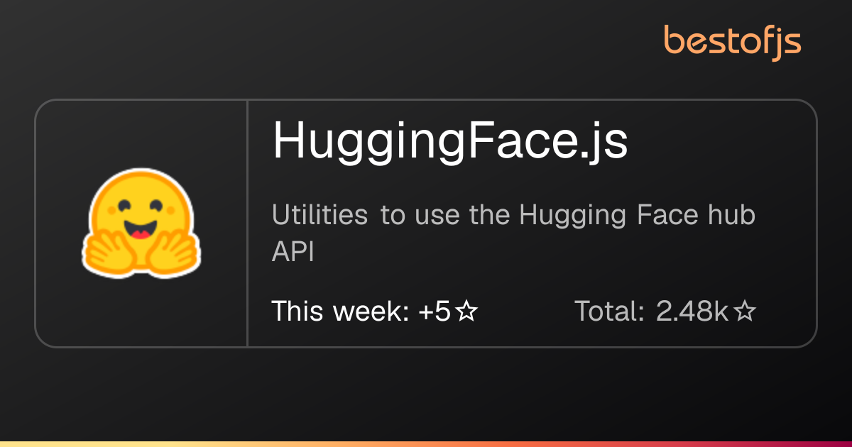 Best of JS • HuggingFace.js