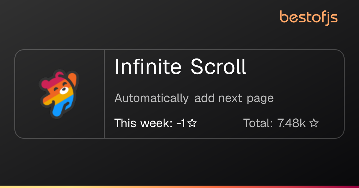 Best of JS • Infinite Scroll
