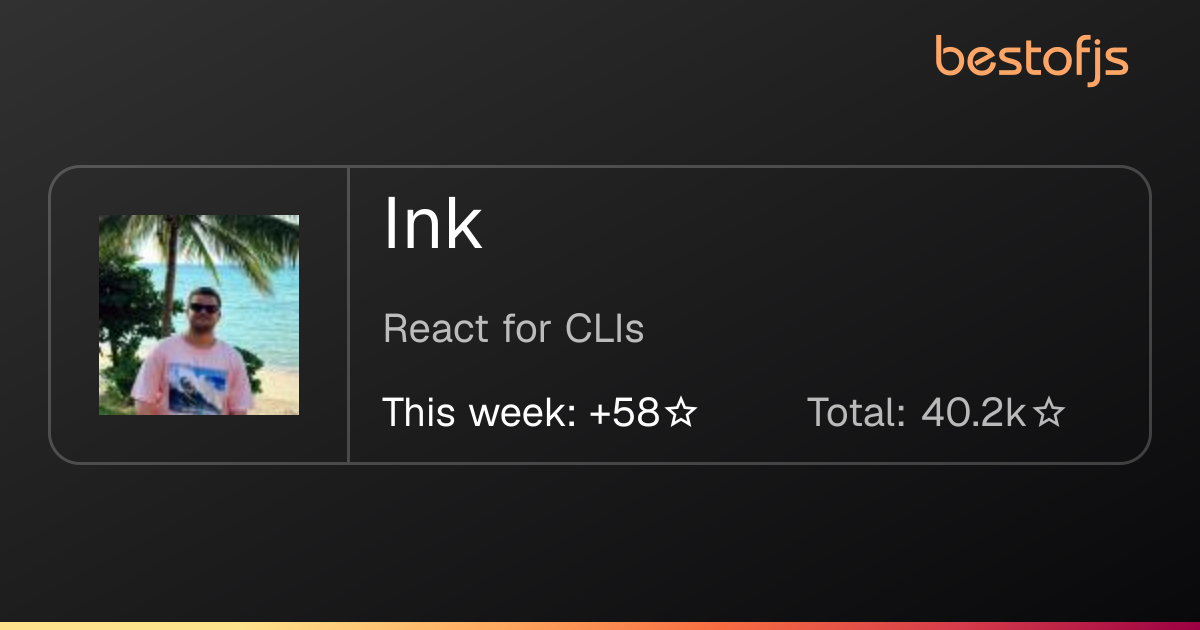 Best of JS • Ink
