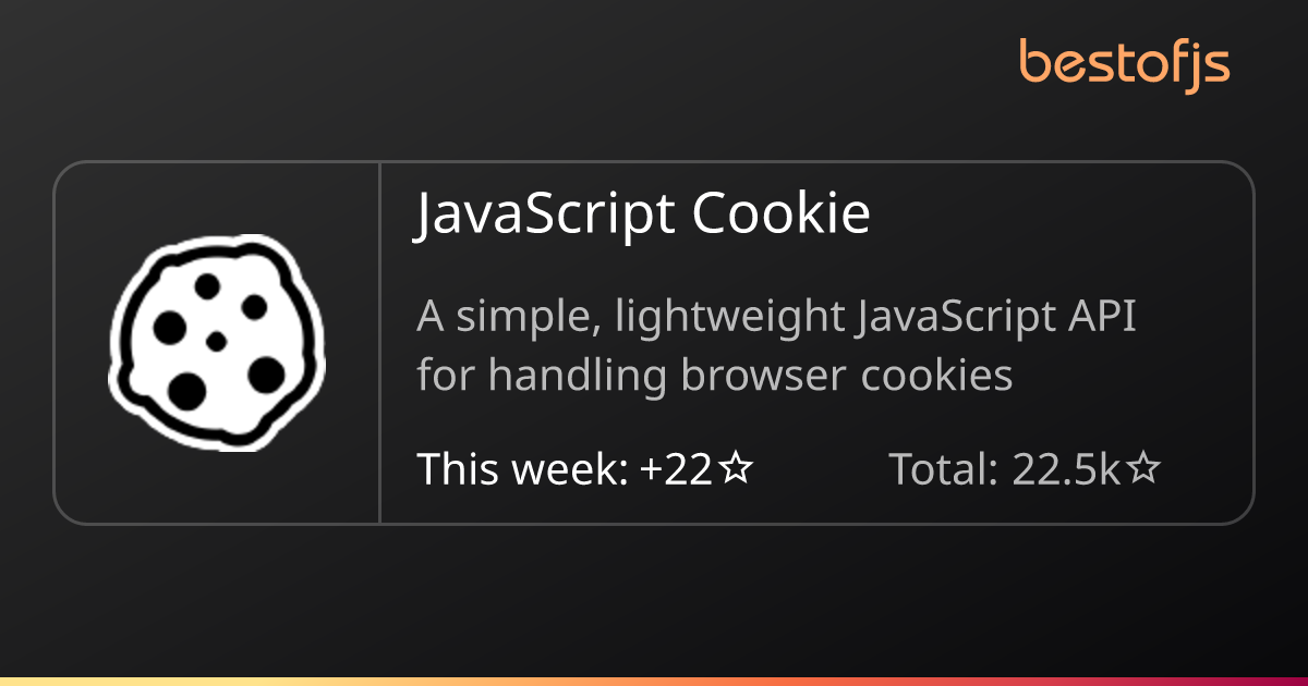 Best of JS • JavaScript Cookie