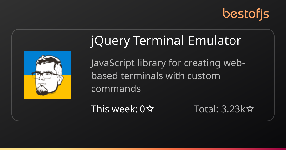 Best of JS • jQuery Terminal Emulator