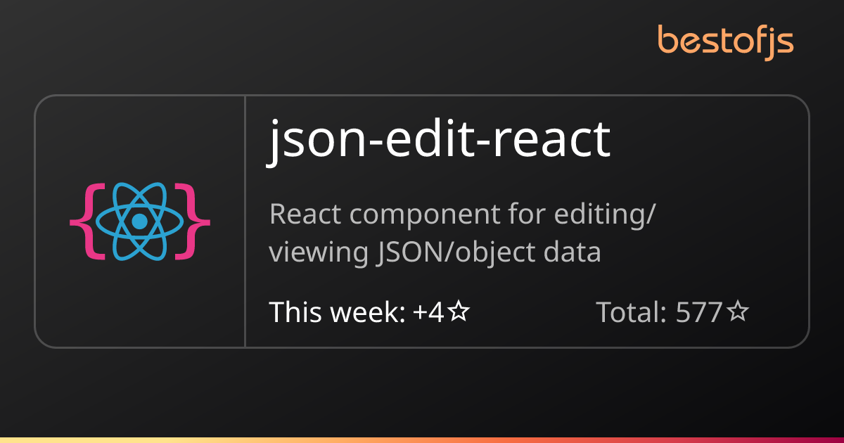 Best of JS • json-edit-react