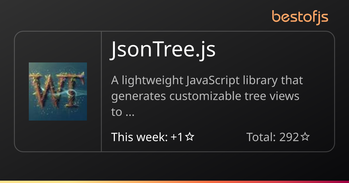 Best of JS • JsonTree.js