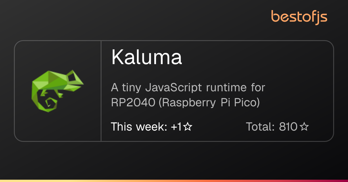 Best of JS • Kaluma