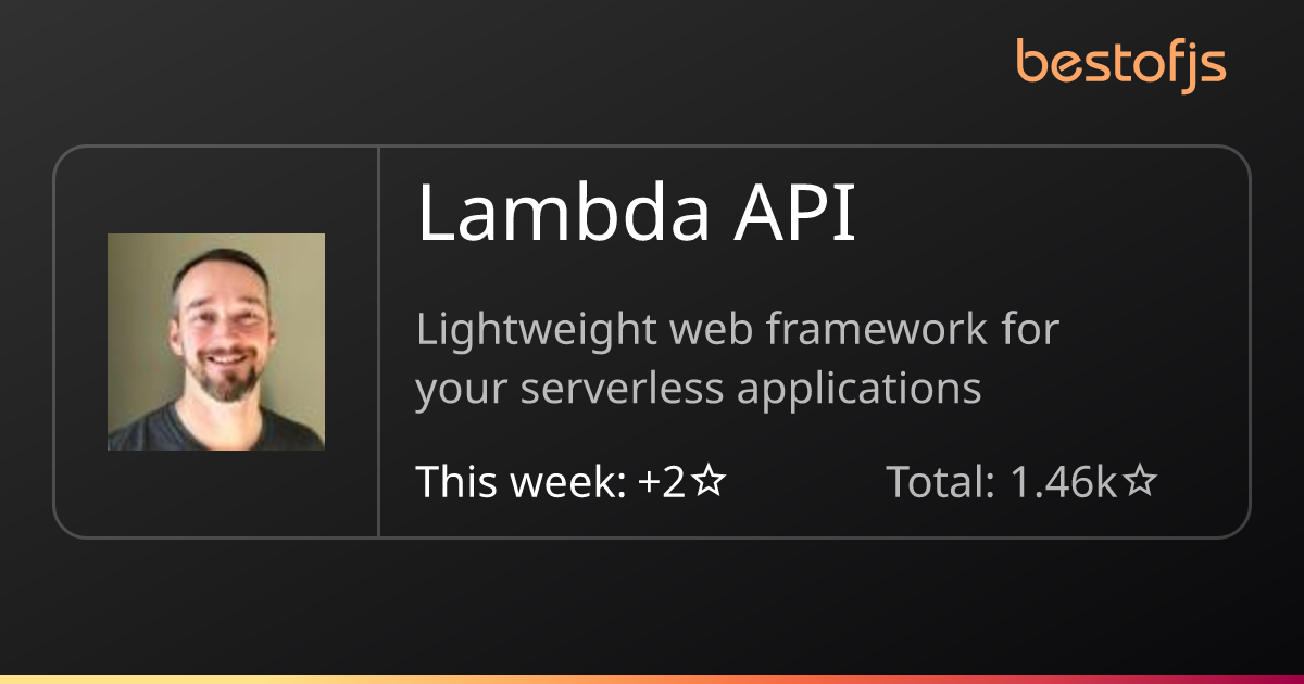 Best of JS • Lambda API