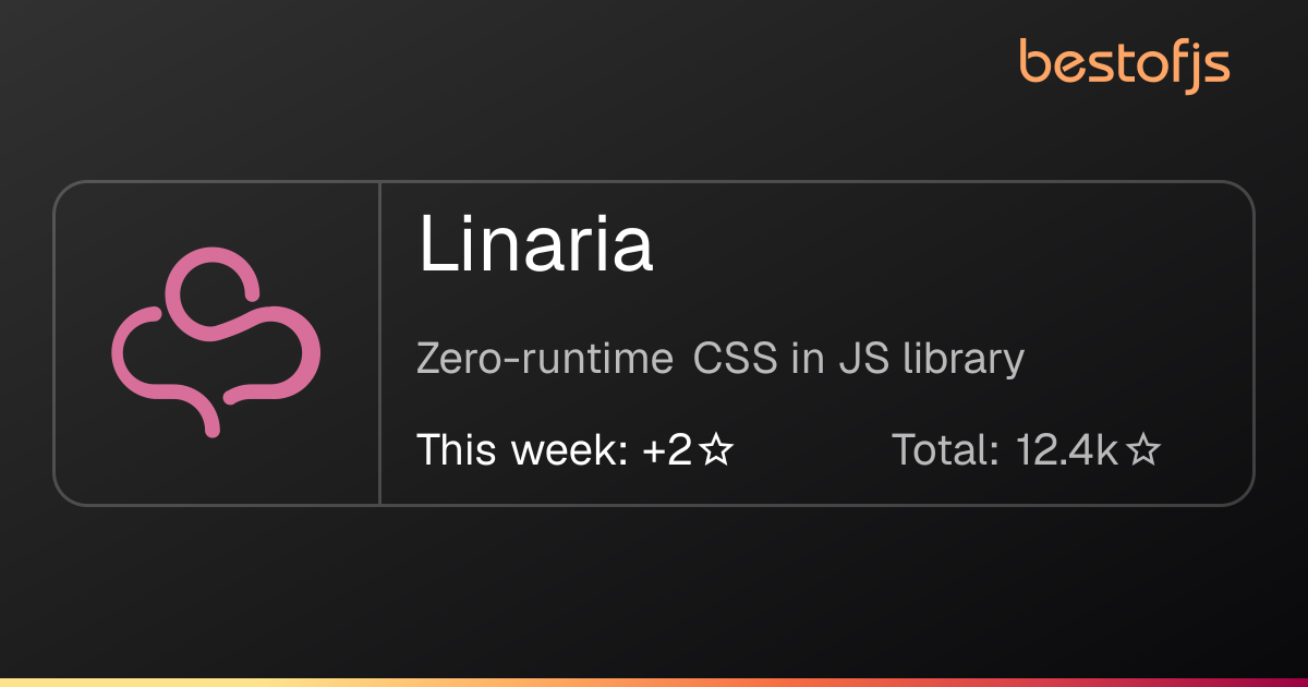 Best of JS • Linaria