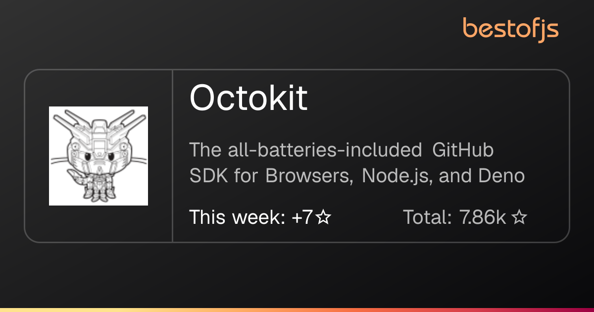 Best of JS • Octokit