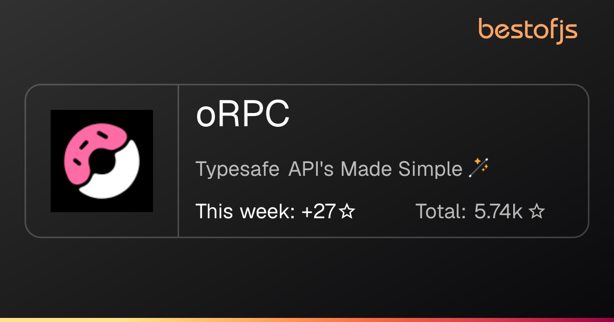 Best of JS • oRPC