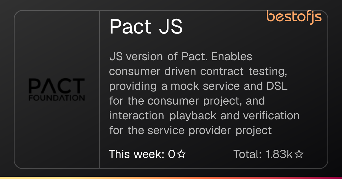 Best of JS • Pact JS