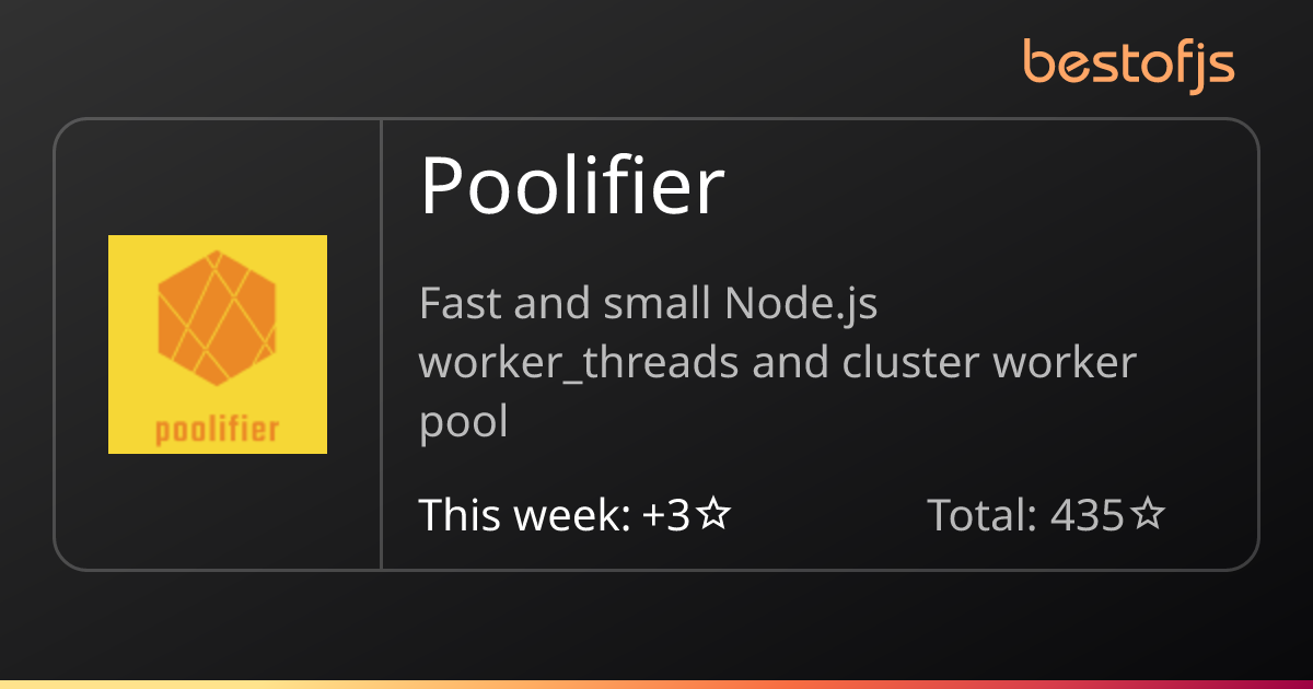 Best of JS • Poolifier