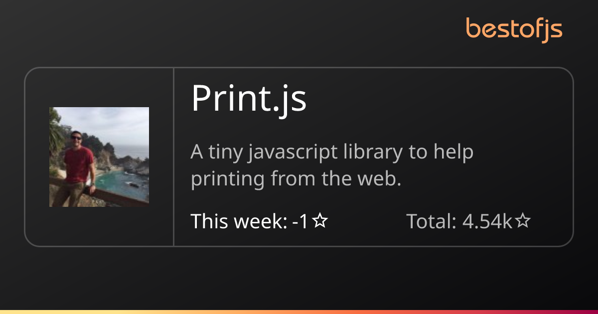 Best of JS • Print.js