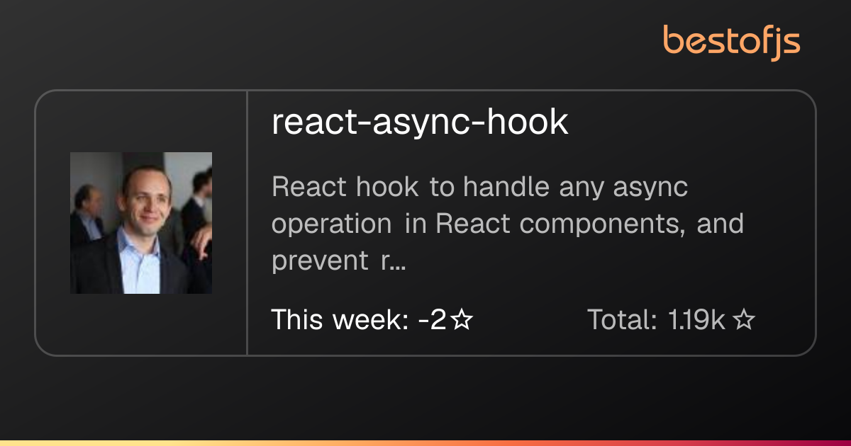 Best of JS • react-async-hook