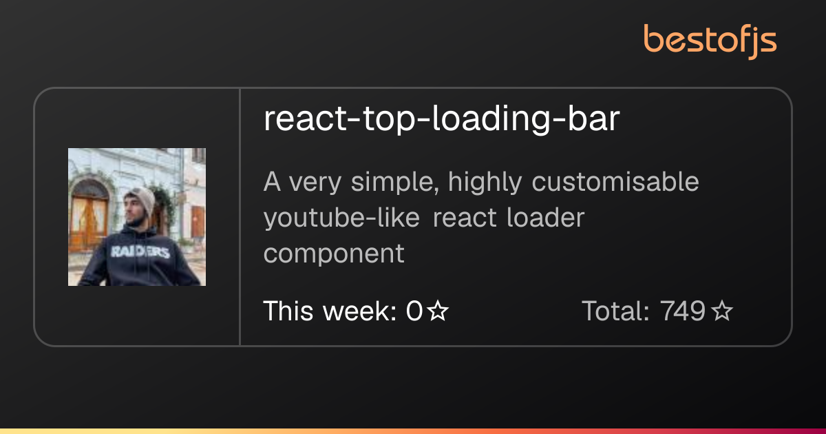 Best of JS • react-top-loading-bar