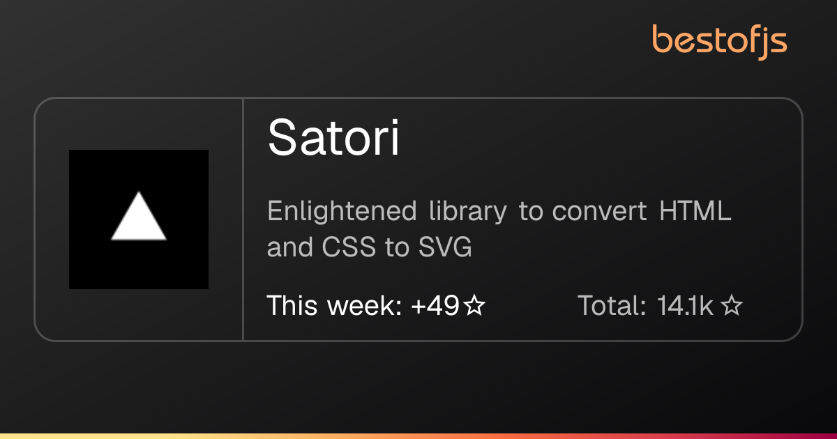 Best of JS • Satori
