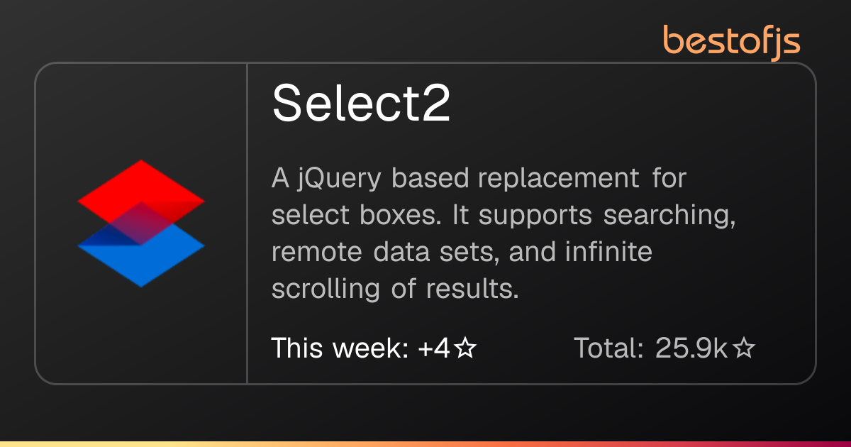 Best of JS • Select2