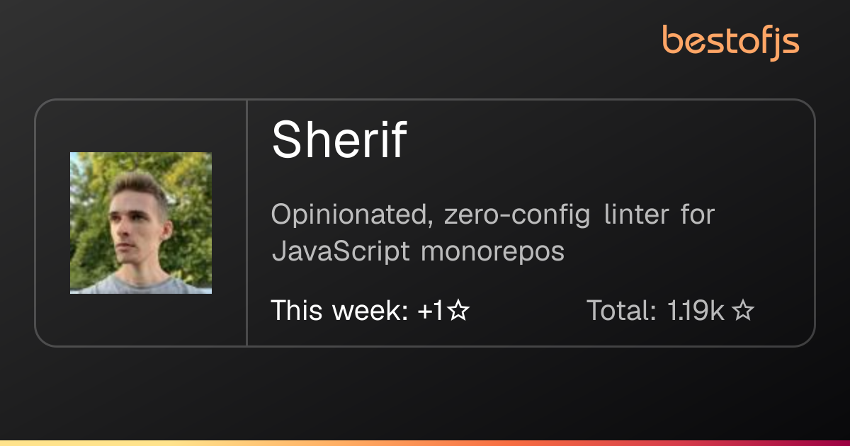 Best of JS • Sherif
