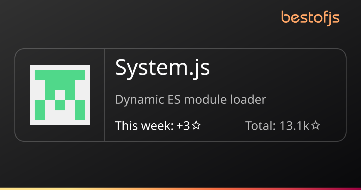 Best of JS • System.js