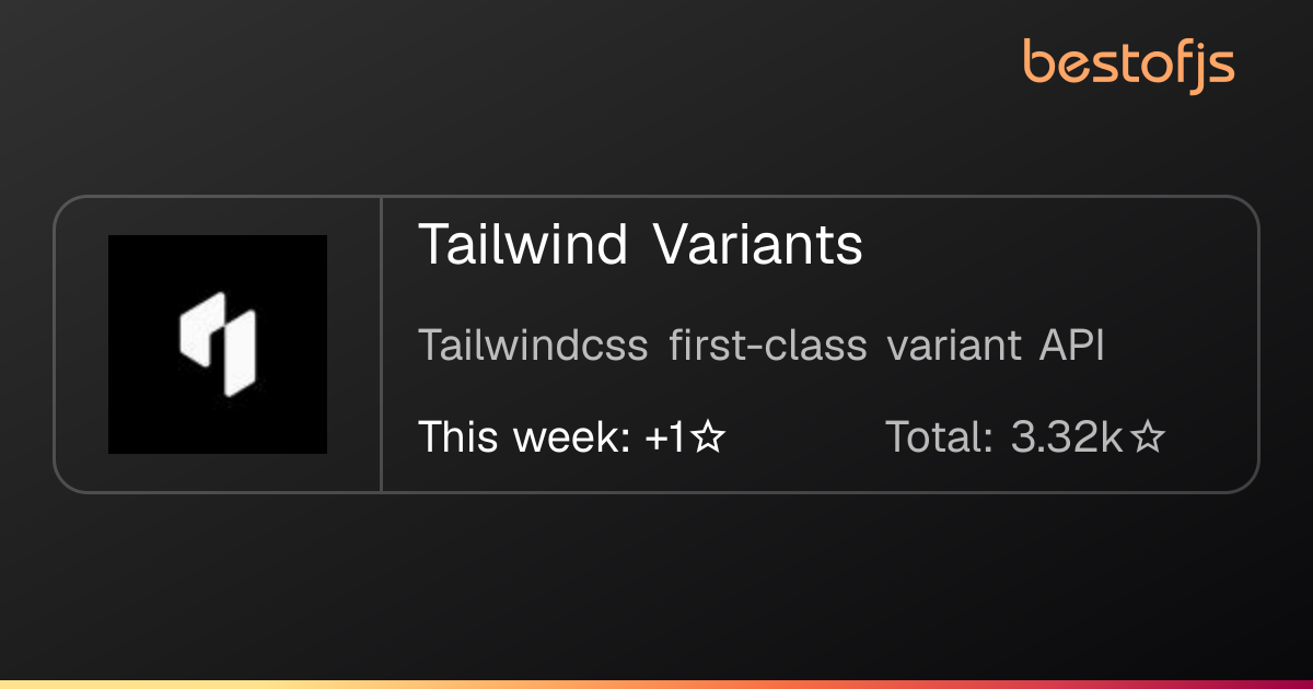 Best of JS • Tailwind Variants