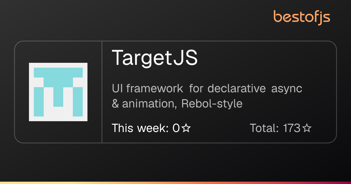 Best of JS • TargetJS