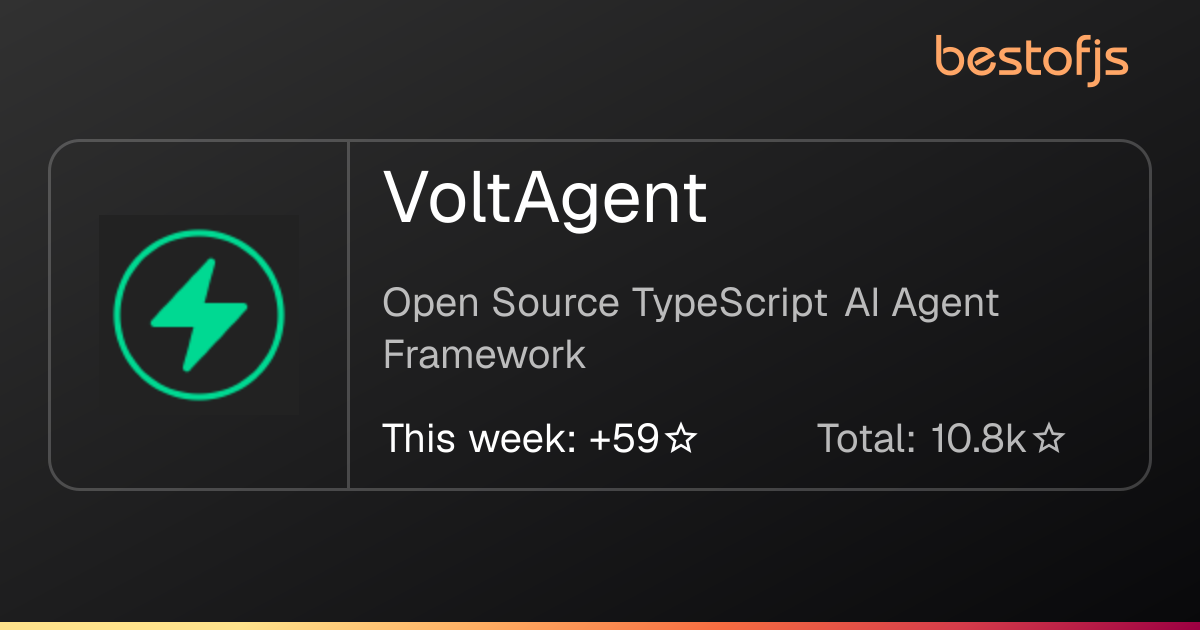 Best of JS • VoltAgent
