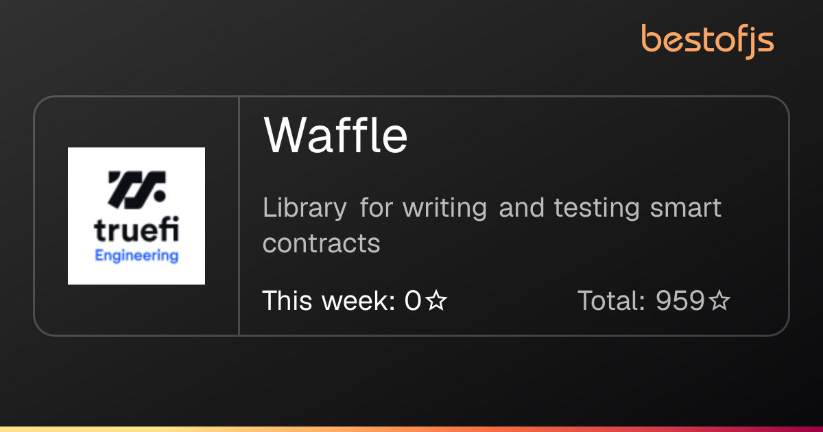 Best of JS • Waffle